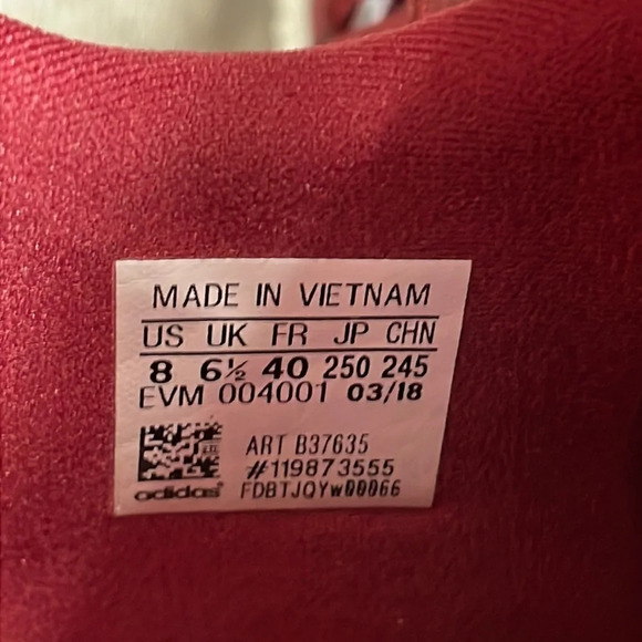 adidas Prophere Trace Maroon sneakers 8 - Picture 9 of 16